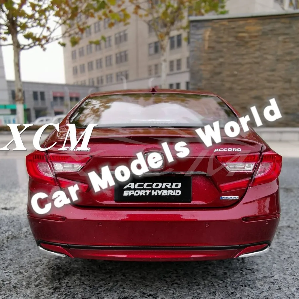 Литья под давлением модель автомобиля для Accord Sport Hybrid 10 поколения 1:18 (красный) +