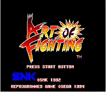 Игровая карта Art Of Fighting 16 bit MD для 16-битной игровой консоли Sega MegaDrive Genesis |