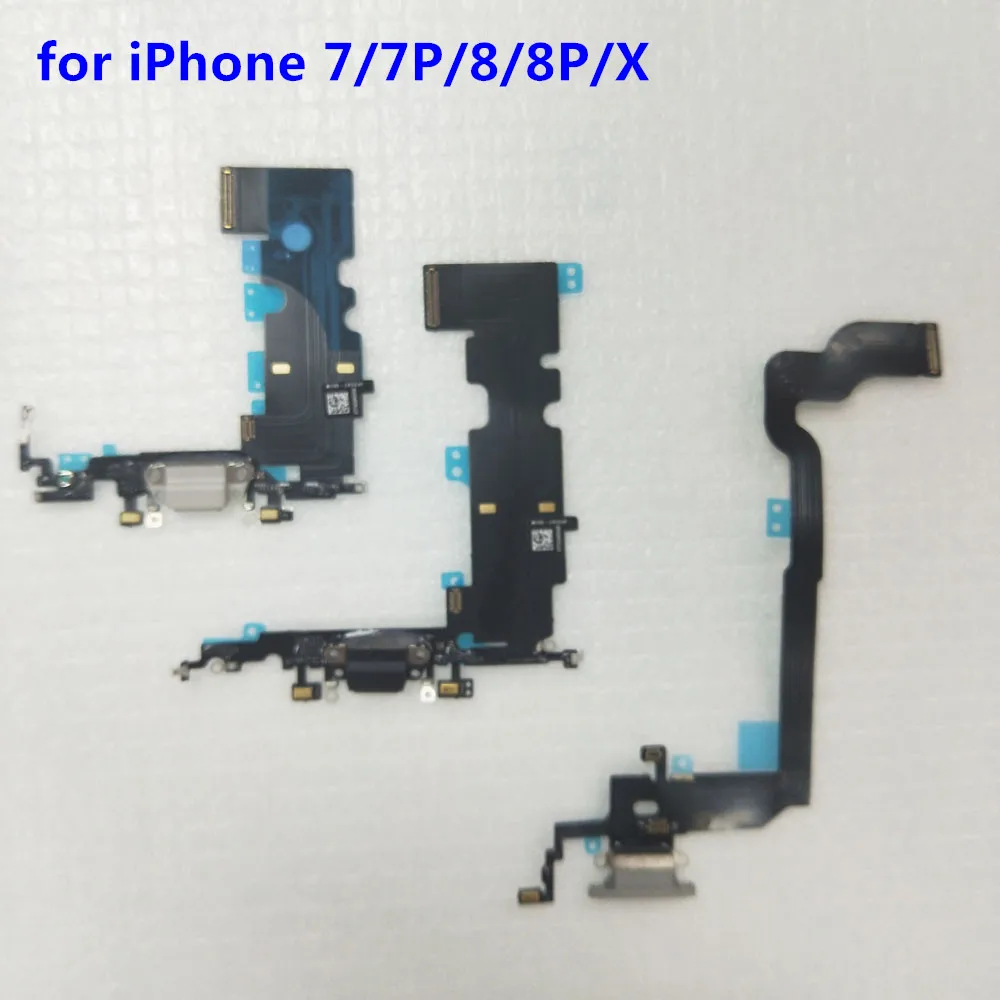 Новый высококачественный зарядный порт гибкий кабель для iPhone 7 8 Plus X USB док