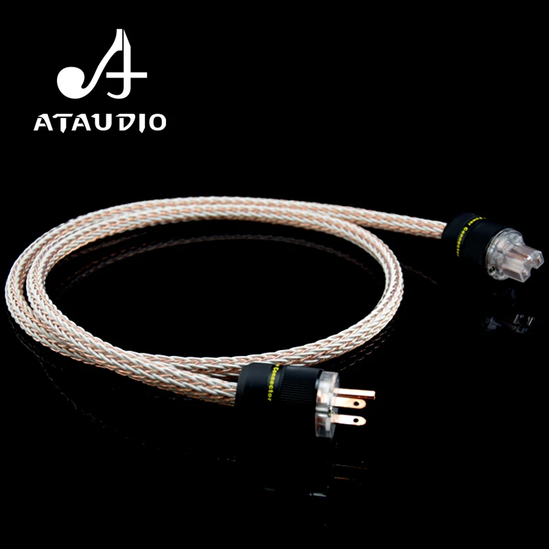 ATAUDIO HIFI 12TC силовой кабель высокого качества 6N OCC Hifi шнур питания с американской