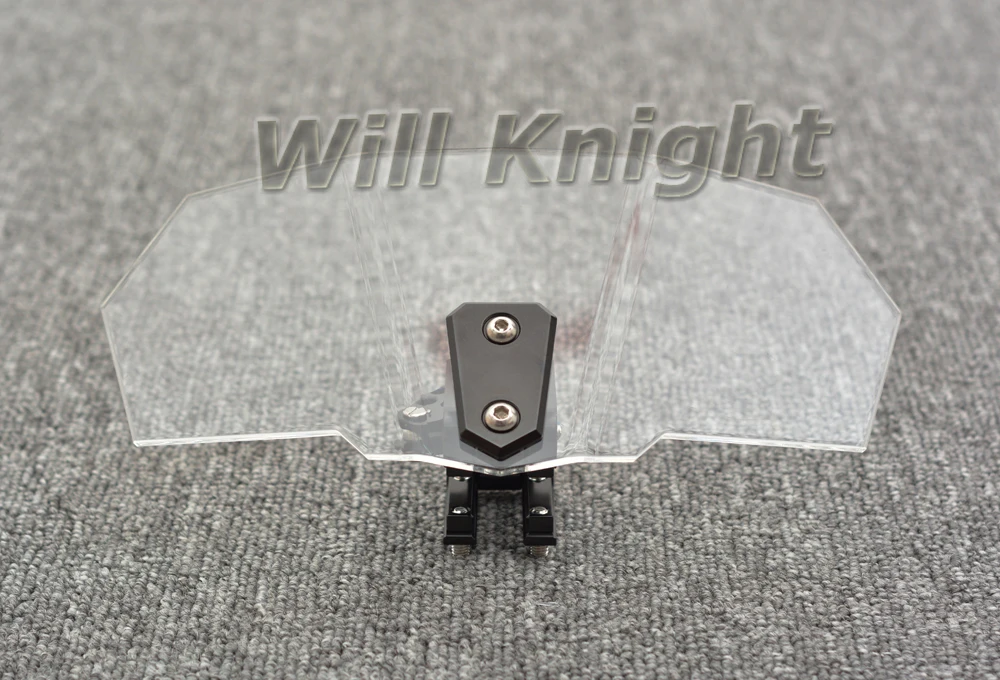 

Clear Adjustable Touring Wind Deflector Windshield Windscreen Variable Spoiler for BMW R1100S R1200GS Triumph Tiger Explorer
