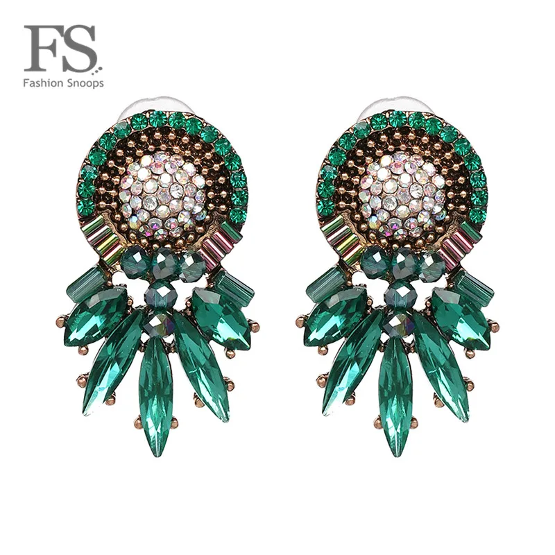 Модные богемные Популярные брендовые Свадебные красочные очаровательные серьги