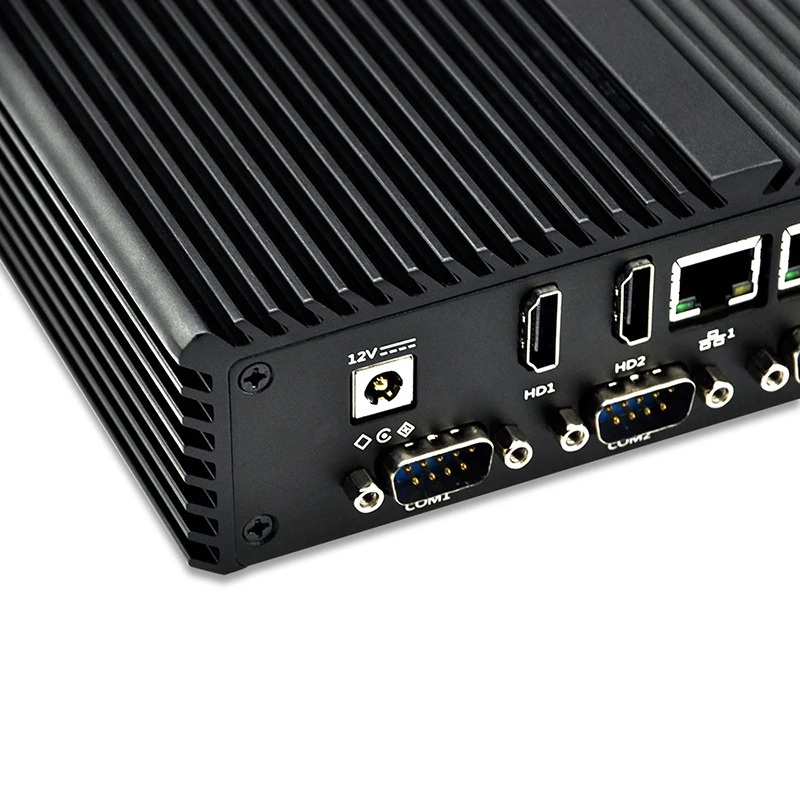 Barebone Mini PC i7 x86 безвентиляторный Win10 с Процессор Haswell i7-4500u 2 * intel i211at HDMI 6 COM pfsense Firewall