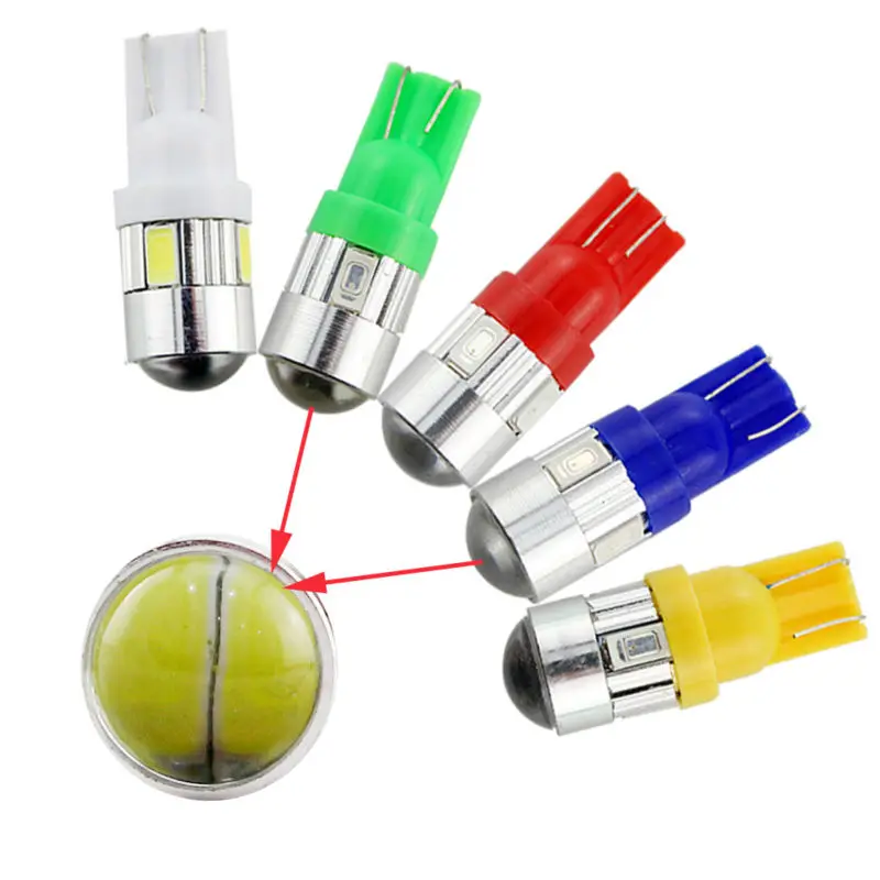 Стайлинг автомобиля! 300X T10 194 168 W5W 5730 6 SMD светодиодный с объективом светильник