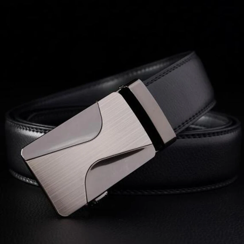 Мужской ремень из воловьей кожи с автоматической пряжкой 2021 110 см|belt 2016|designer belts