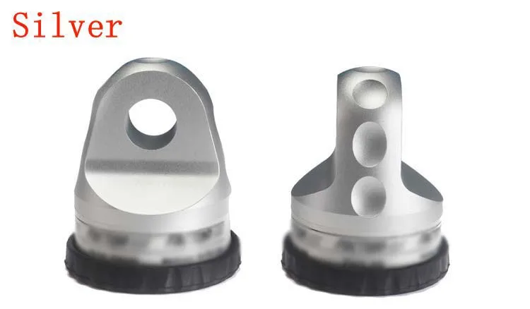 Алюминиевая наперстенная Скоба лебедки fairlead соединитель Скоба крепление лебедки крюк соединитель для синтетической веревки лебедка быстро удаляется - Название цвета: SILVER-1PCS