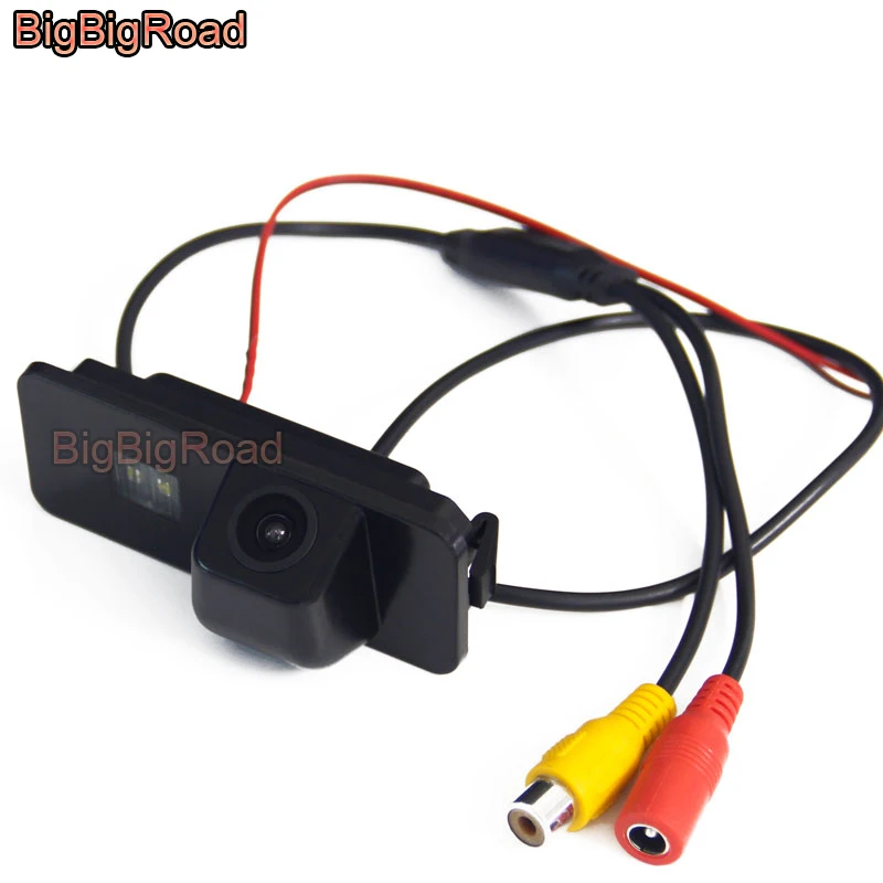 

BigBigRoad Car Rear View Parking Backup Camera For Seat Altea Leon Leon4 / Skoda Superb 2001 2002 2003 2004 2005 2006 2007 2008