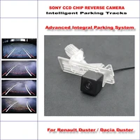 car rear backup camera for renault dusterdacia 2009 2016 intelligent parking tracks reverse ntsc rca aux cam