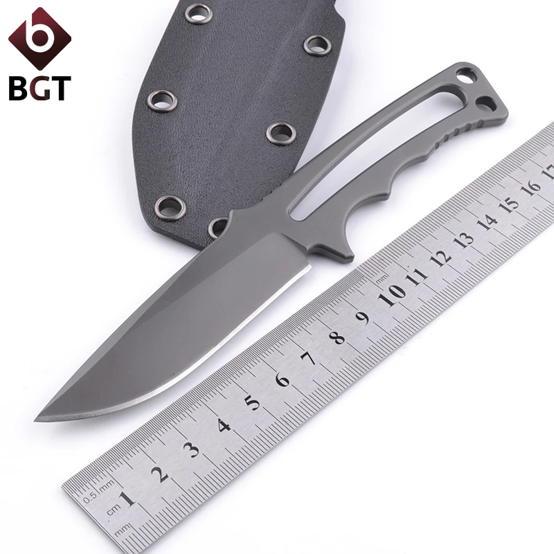 Прямой фиксированный нож BGT для выживания CPM S35VN стальные лезвия и ручка