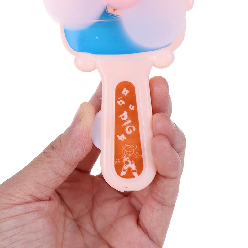 Лидер продаж 1 шт. милый портативный мини вентилятор для ручного прессования