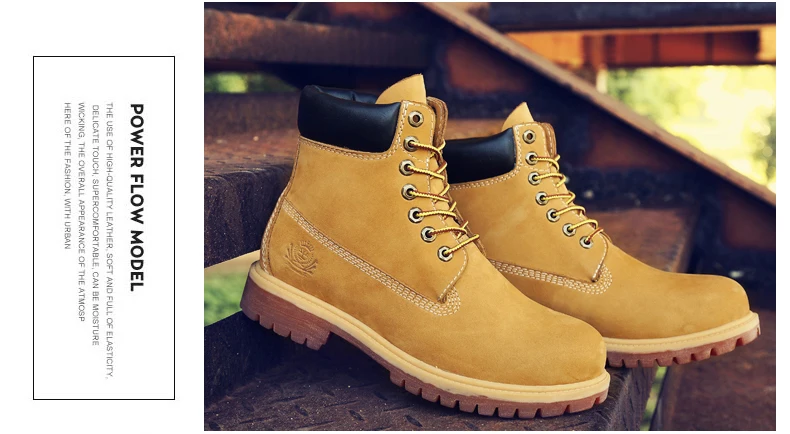 Мужские повседневные ботинки из натуральной кожи большого Size36-47; мужские ботинки из водонепроницаемой замши; сезон осень-зима; зимние ботинки высокого качества