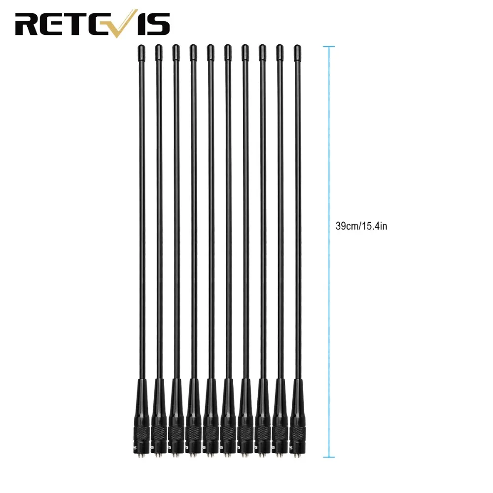 10 шт. Retevis RHD 771 SMA F UHF/VHF антенна для Kenwood Baofeng UV 5R 82 BF 888S RT5R RT5 PUXING Walkie Talkie|walkie talkie|puxing