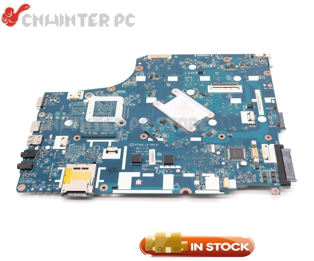 NOKOTION P7YE0 LA-6911P MBRN802001 MB. RN802.001 для acer aspire 7750 7750Z материнская плата для ноутбука HM65 UMA DDR3