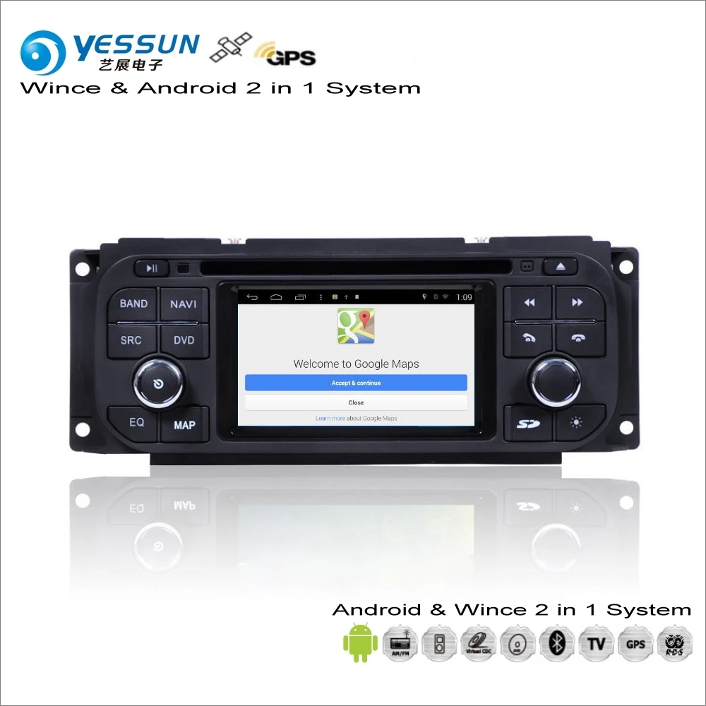YESSUN для Chrysler Town& кантри/Voyager 2001~ 2007 Android радио CD dvd-плеер gps Navi Карта Навигация Аудио Видео Стерео