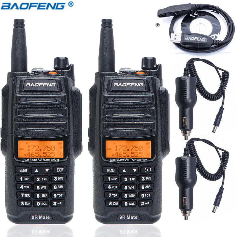 Рация Baofeng 10 Вт 2 шт. водонепроницаемая два диапазона 136 174/400 520 МГц|Рации| |