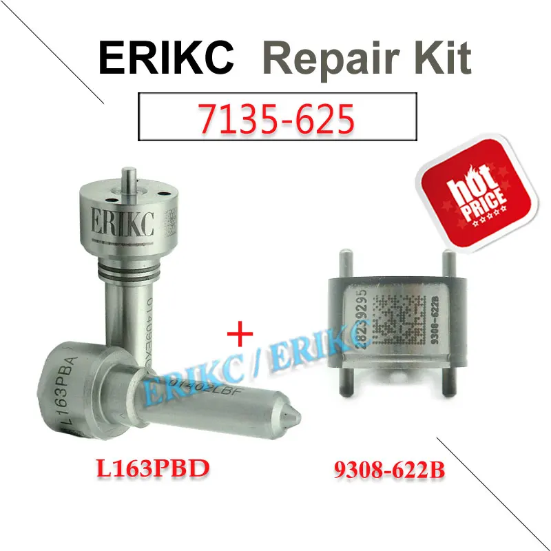 ERIKC 7135 625 авто двигатель распылитель топлива сопло L163PBD клапан управления 9308 622B