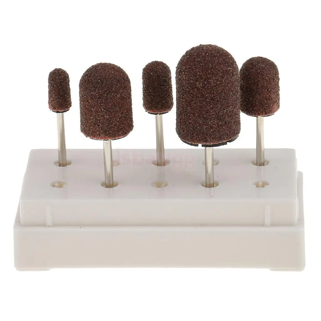 5 шт./компл. педикюрные маникюрные абразивные шлифовальные колпачки для удаления