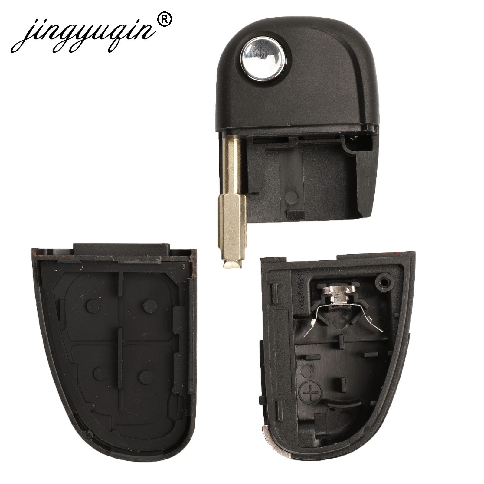 Пульт дистанционного управления jingyuqin 4 Bottons для Jaguar X Type S чип NHVWB1U241 2009 XJ XJR 2002 2008 433