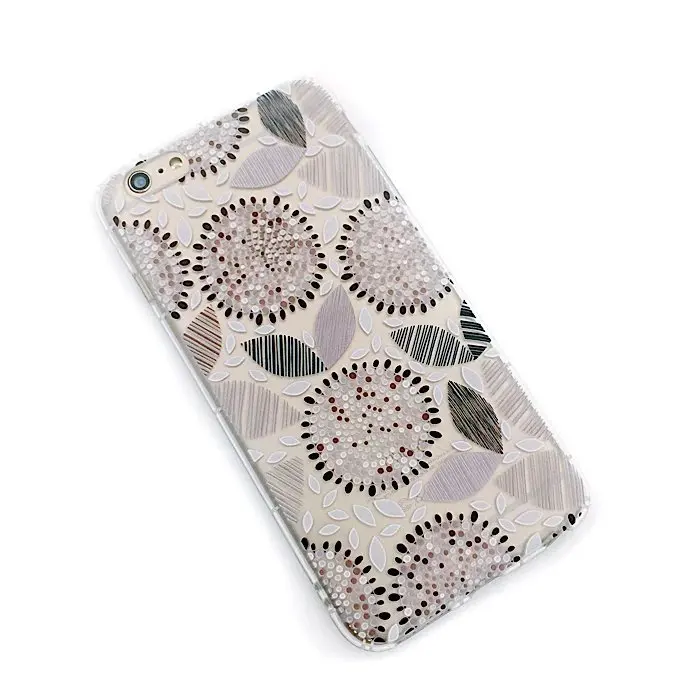 Для Iphone 5 5S 6 s Plus Телефон Дело Мультфильм Милый Подсолнечника Мягкие TPU Задняя