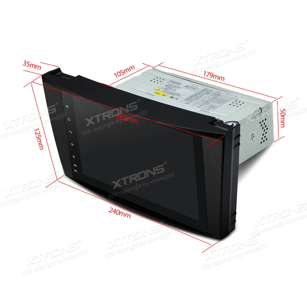 Автомобильный DVD плеер XTRONS радио Android 8 0 Восьмиядерный процессор GPS для Mercedes Benz CLS