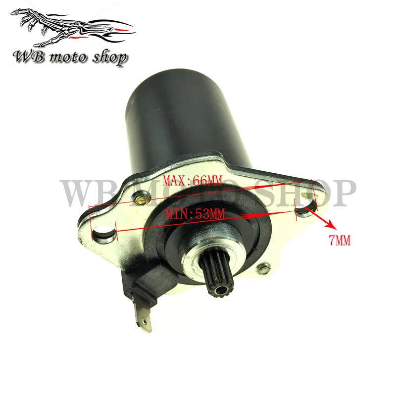 Для Honda DIO AF18 AF24 AF28 ZX50 AF34 AF35 50 2 х тактный скутер изменение Электростартер двигатель