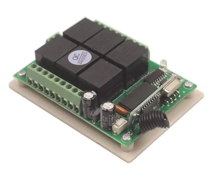 DC 12V 24V 36V 6 канальный РЧ Беспроводной переключатель системы дистанционного