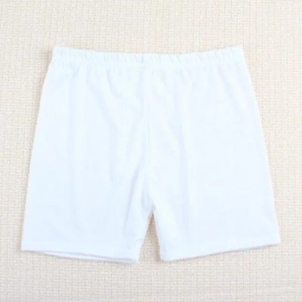 Flat angle White Женские шорты, винтажные, средние, хлопковые, многослойные, Deporte, полиэстер размера плюс, винтажные, вечерние, кружевные, женские широкие брюки Cortos W069 - Цвет: Flat angle White