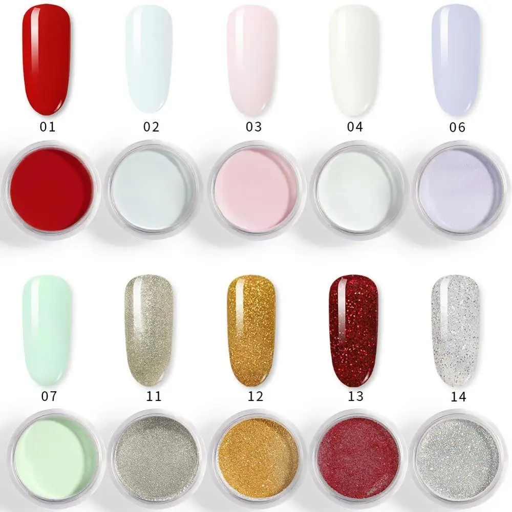Only 10 Powders COSCELIA погружной порошок Набор для нейл-арта все для маникюра блеск для ногтей порошок Dip порошок Набор Блеск инструменты для нейл-арта - Цвет: Only 10 Powders