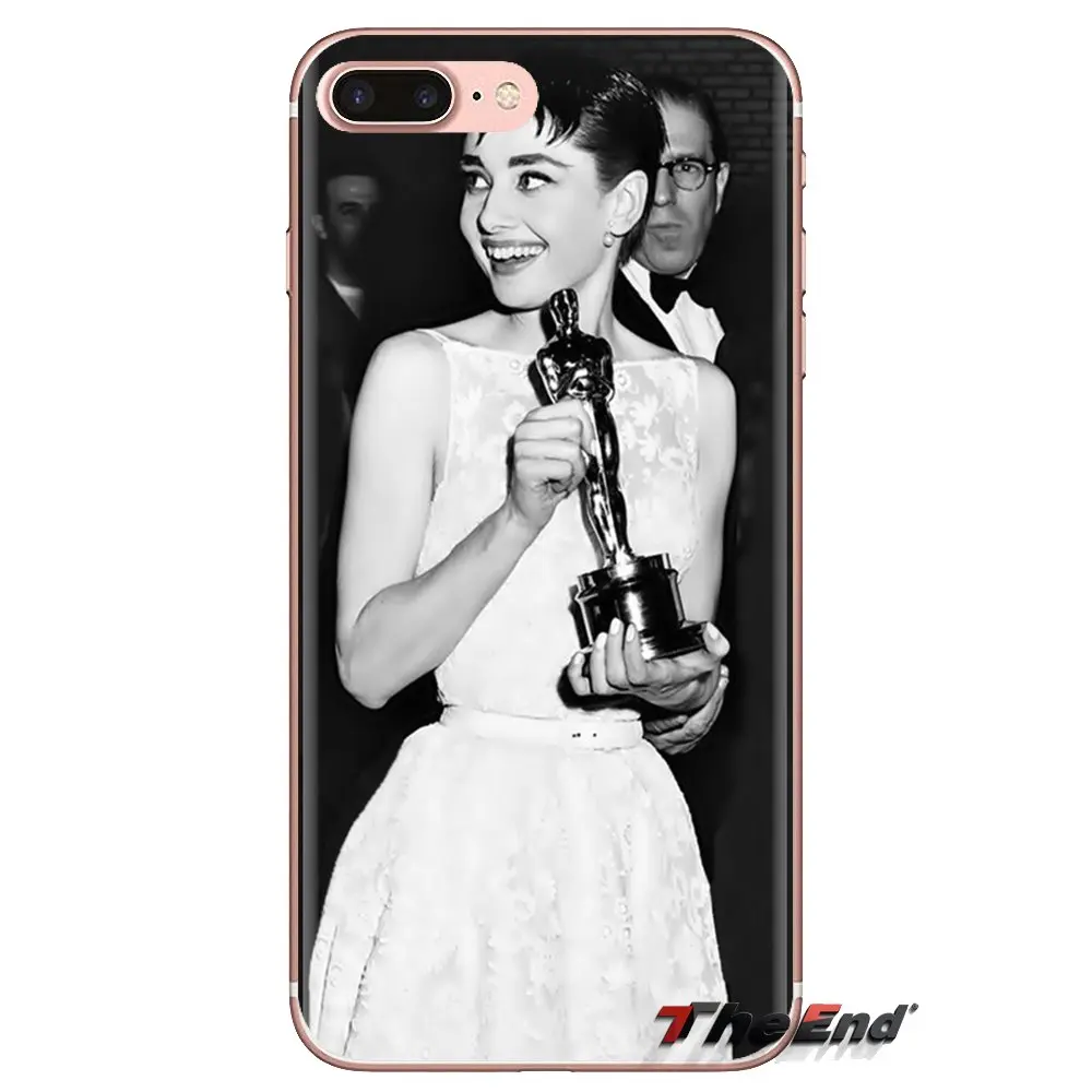Transparent TPU Housing Audrey Hepburn Actress For HTC One U11 U12 X9 M7 M8 A9 M9 M10 E9 Plus Desire 630 530 626 628 816 820 830 |