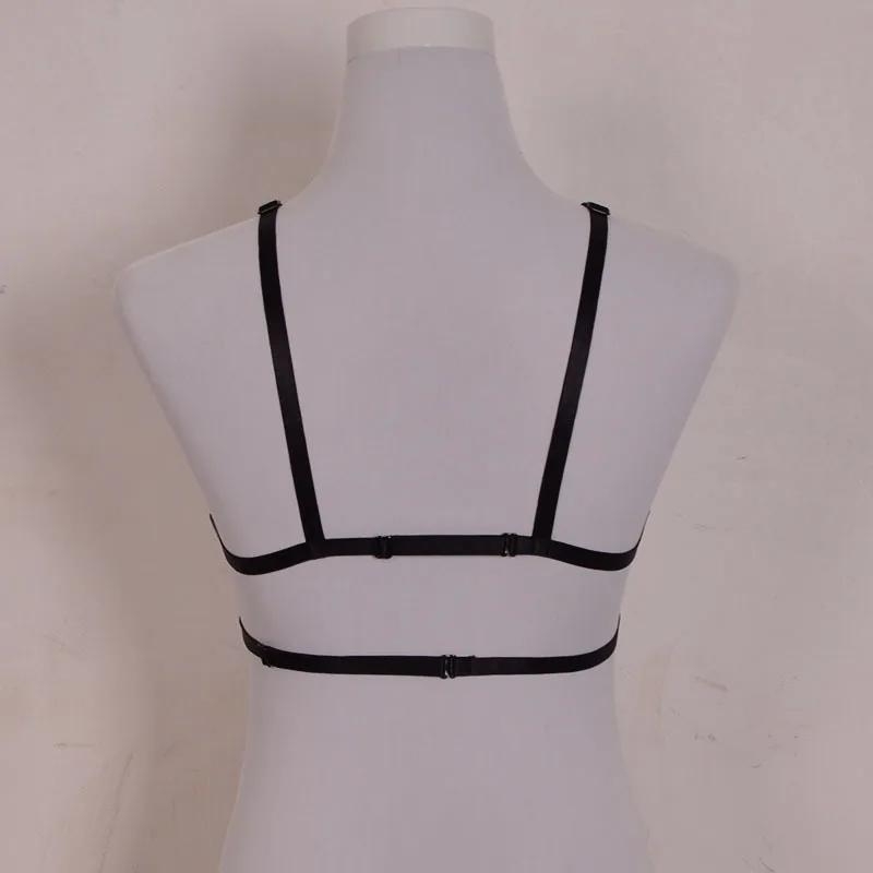 Новинка Женский Готический бюстгальтер Harajuku жгуты в форме пентаграммы