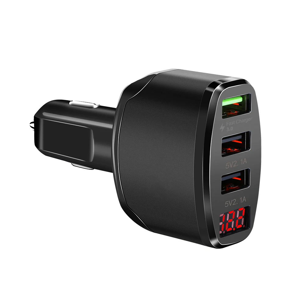 Зарядное устройство Powstro автомобильное с 3 USB портами А + 0 А|charging adapter|3 port usb3 |