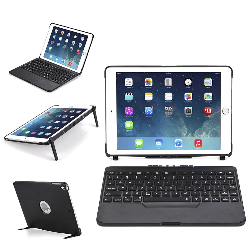 Съемный чехол с клавиатурой для iPad 9 7 планшет видов цветов клавиатура подсветкой