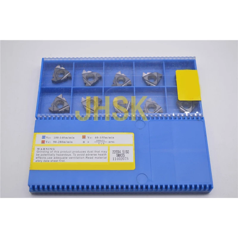 

10pcs SUPER/METALLOY 22ER4.5 ISO SMX35 for steel parts processing stainless steel cnc