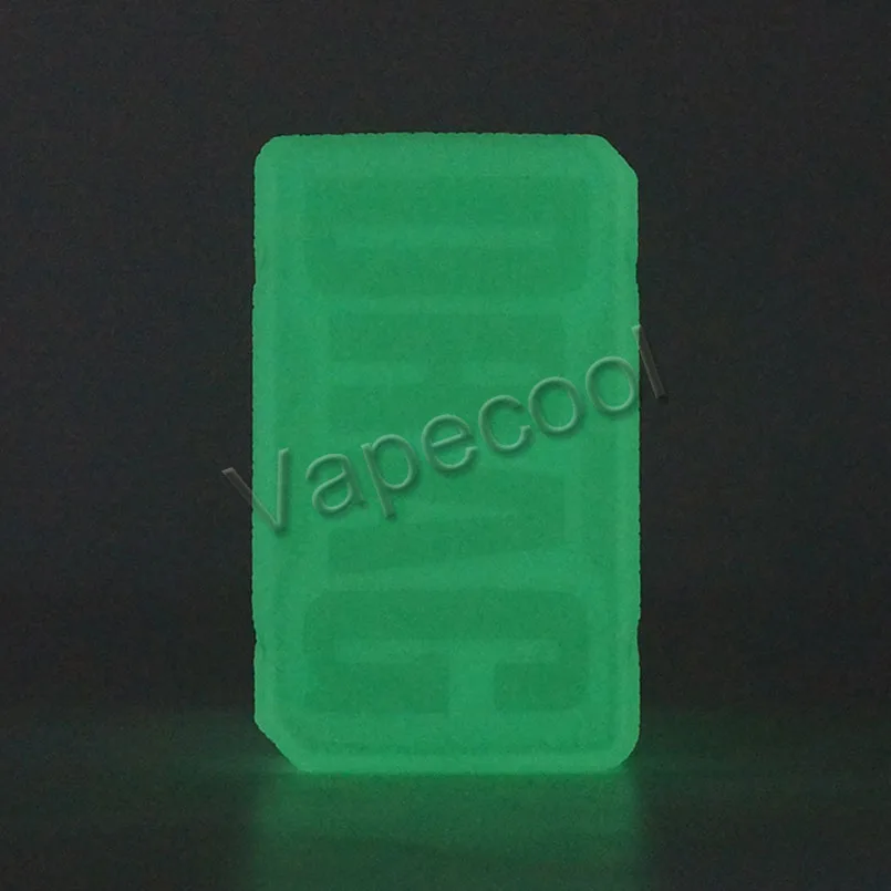 Luminous Чехол с текстурой для VOOPOO DRAG 2 177W TC BOX MOD, противоскользящий силиконовый чехол, кожный деколь, подходит для Vape VOOPOO DRAG V2 - Цвет: Luminous