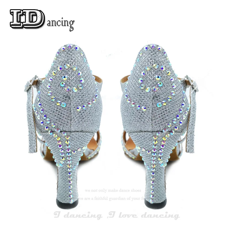 

Dance Shoes Jazz Ballrom Shoes For Women Pearl Dancing Shoes Female Rhinestone Salas High Heel Shoes Hot Sale IDancing