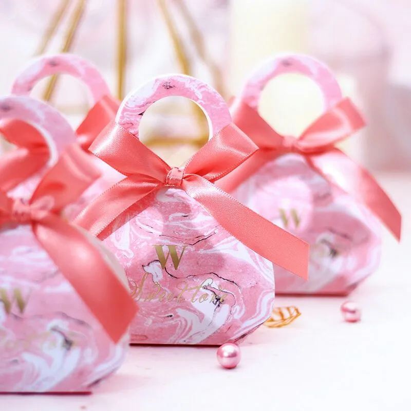 Купить Свадебная коробка для конфет с лентой, упаковочные коробки для конфет, свадебные сувениры, день рождения, Рождество, детский душ, подарочная...