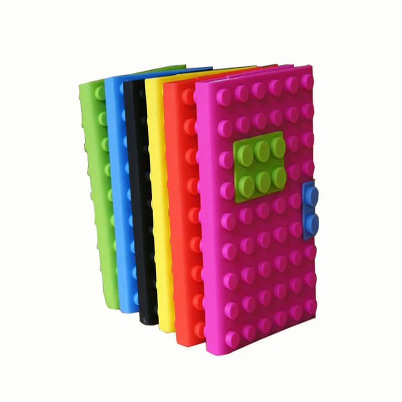 Красочные Креативные записные книжки DIY Дневник Книга блоки Совместимые Legoed