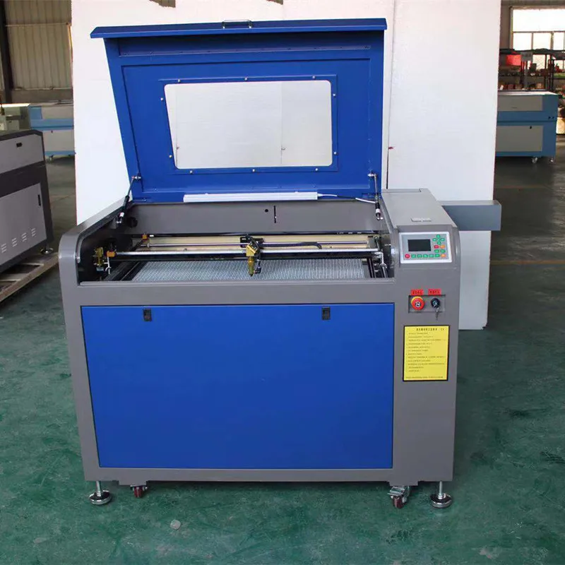 Более низкая цена 6090 600x900 мм 80 Вт контроллер RUIDA Лазерная режущая машина 690