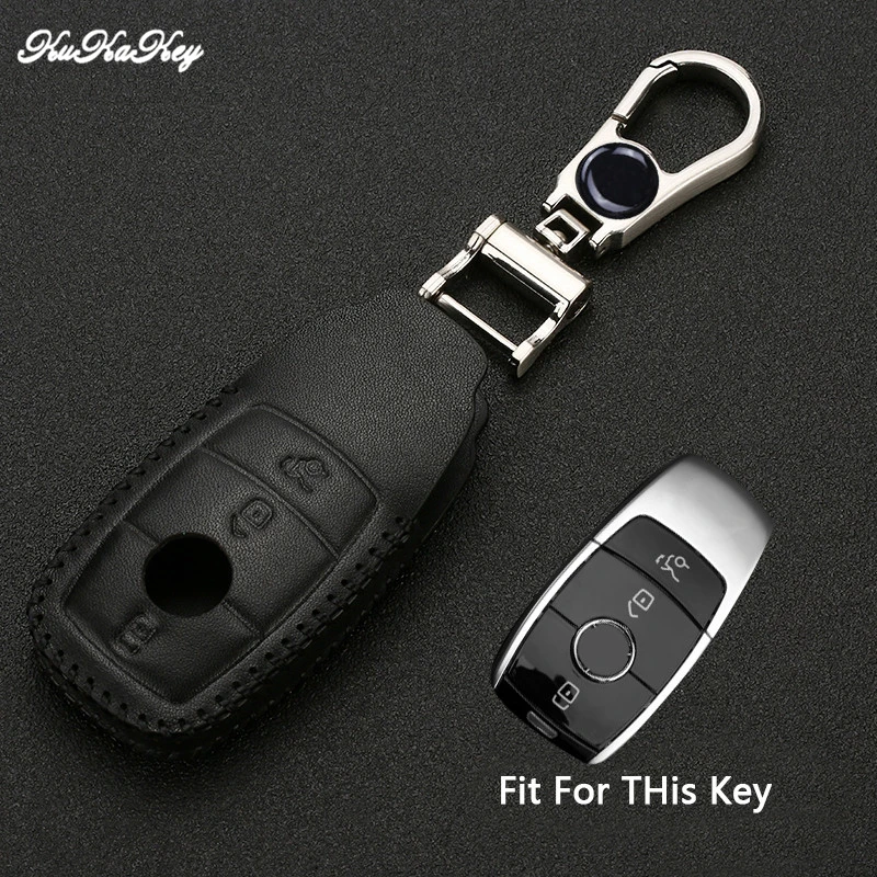 Kukakey кожаный чехол для автомобильных ключей хранения Кольцо Key chain автомобильные