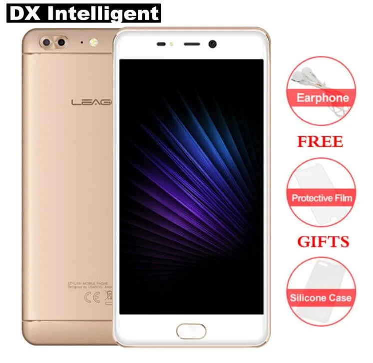 Бесплатный подарок LEAGOO T5 4 GB 64 смартфон 5 дюйма 4G LTE MT6750T Octa Core Android 7 0 13MP двойной
