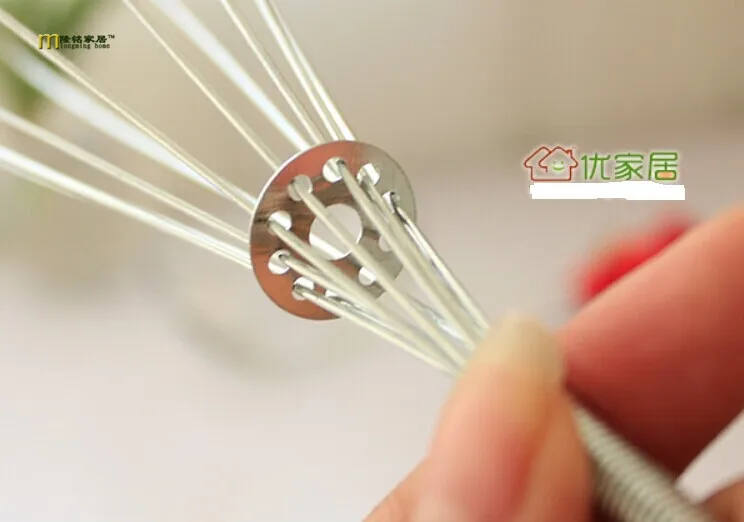 1 шт. миксер для взбивания яиц из нержавеющей стали молочного крема масла венчика