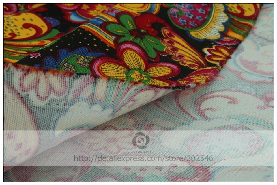 Обивка хлопок полотно ткани для швейных Hometextile поделки ручной работы для штор сумка обувь шелка цветок ткань для дивана 50 x 150 см B1-1-10