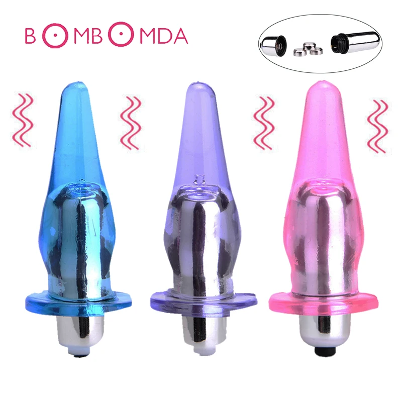 

Erotic Anal Plug Vibrator Sex Toys For Women Men Masturbation G Spot Stimulation Prostate Massager Vibrating Bullet Butt Plugs