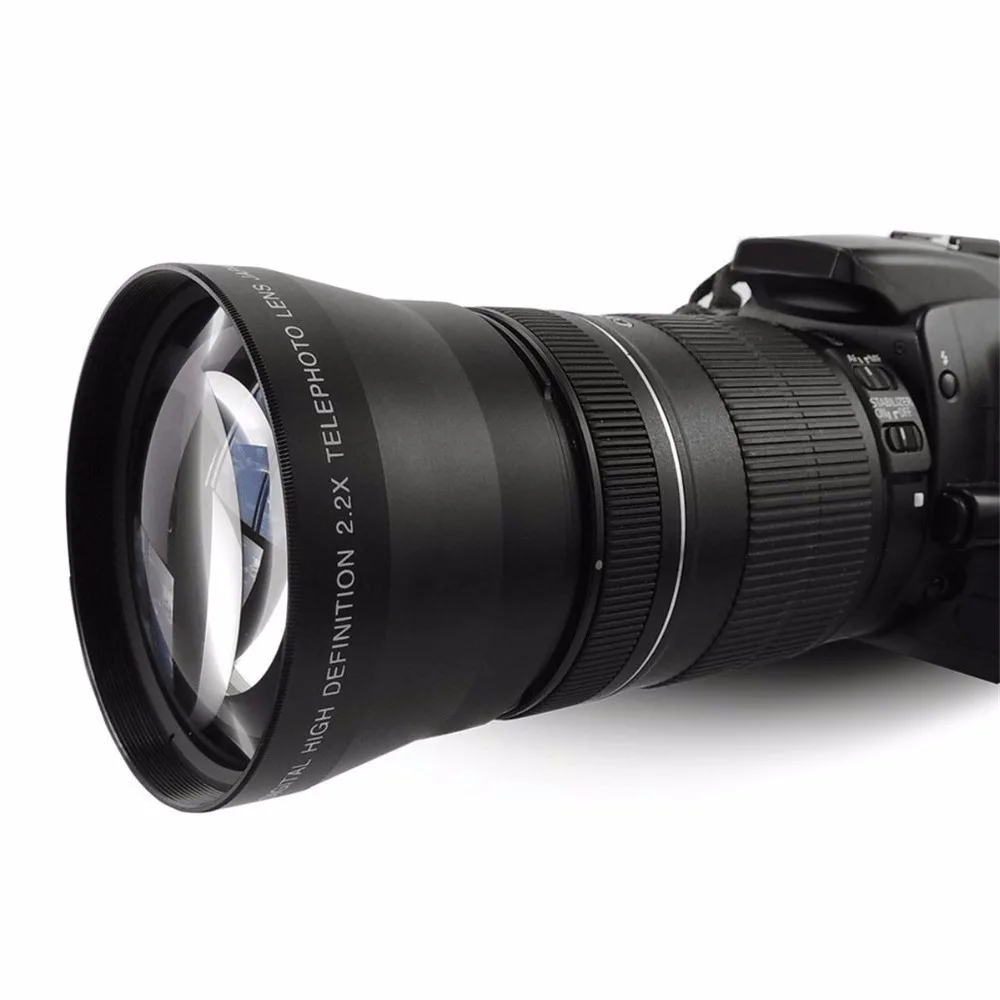 Lightdow 72 мм 2.2X Высокое разрешение цифровой телефото объектив для Canon Nikon OLYMPUS Pentax Sony