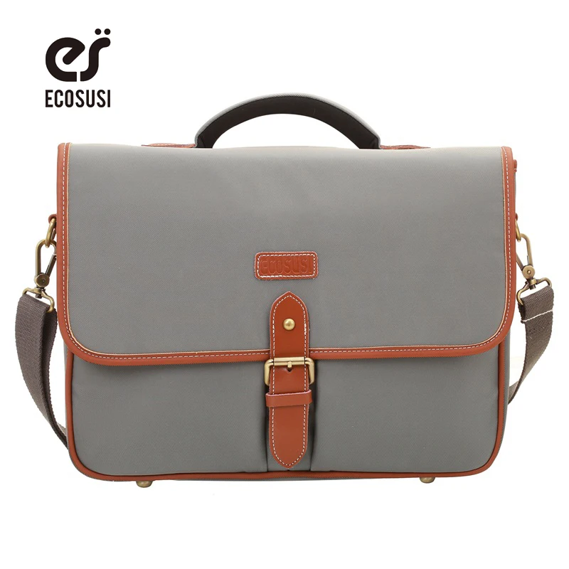 

ECOSUSI Brand Nylon Men Messenger Bags Casual Crossbody Laptop Bag Fashion Men's Handbag Laptop Shoulder Men Briefcase 2019