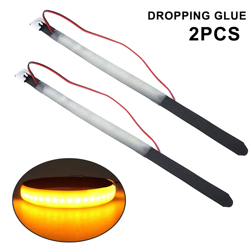 Хит продаж 2 шт. вилка для мотоцикла светодиодный указатель поворота