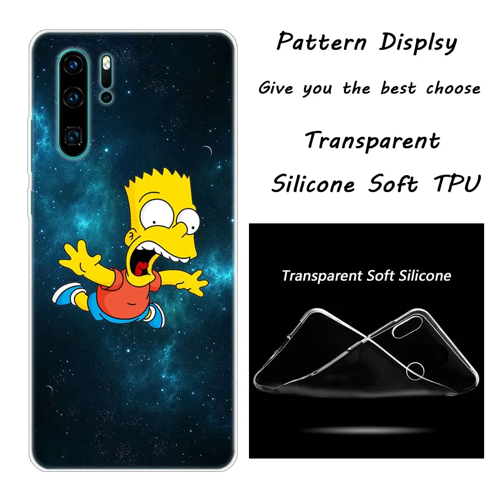 009 Homer Simpson Мягкий силиконовый чехол для телефона huawei P30 P20 Pro P10 P9 P8 Lite P Smart Z Plus NOVA 3 3i Модный чехол - Цвет: 009