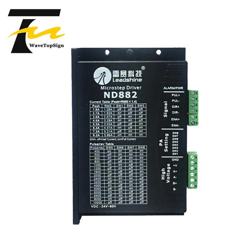 Драйвер шагового двигателя Leadshine ND882 DM882S DMA882S 2 фазный поддержка 86
