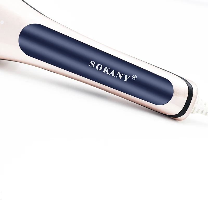 Электрическая щетка быстрый выпрямитель для волос расческа просто