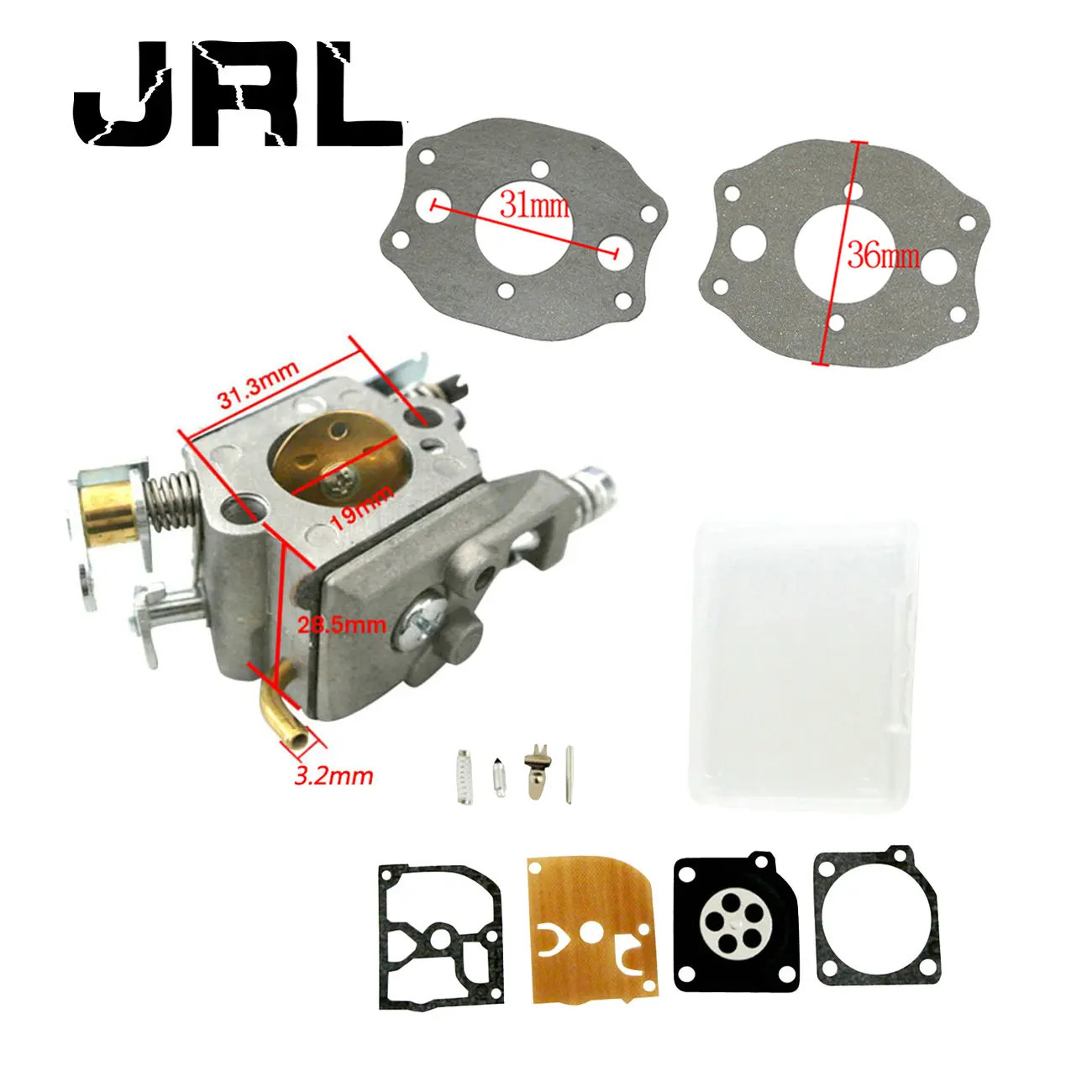 

Carburetor & Repair Kit Gasket Fits Husqvarna 136 137 141 142 Chainsaw